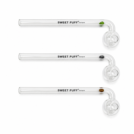 Sweet Puff Glass Pipe 16cm