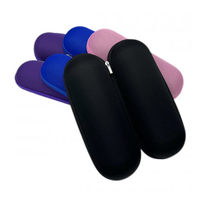 4 Pack Large Sweet Puff Glass Pipe Pouch Case With Zip Lock