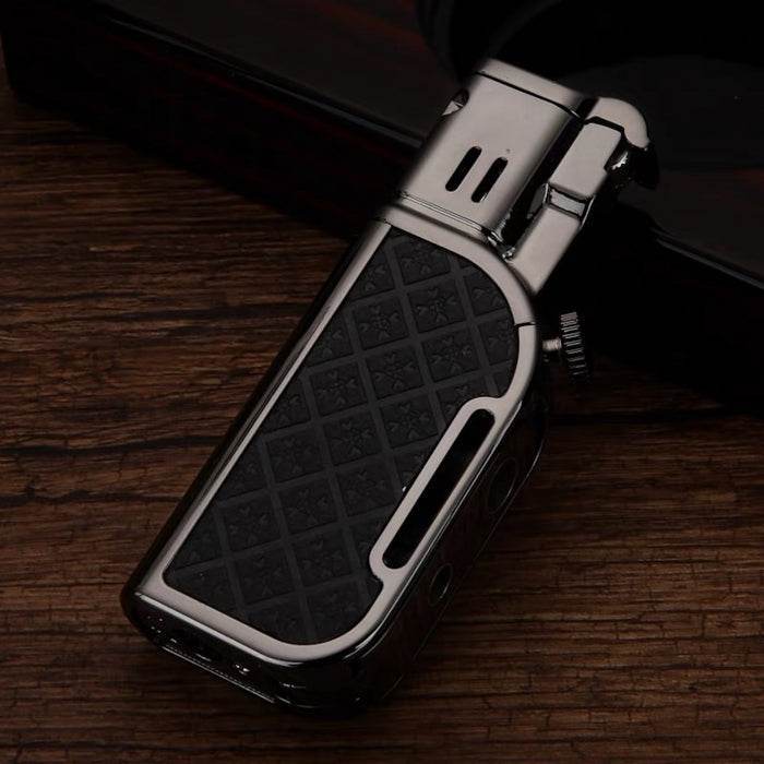 Honest Metal Jet And Soft Dual Flame Flint Lighter - Bong Empire