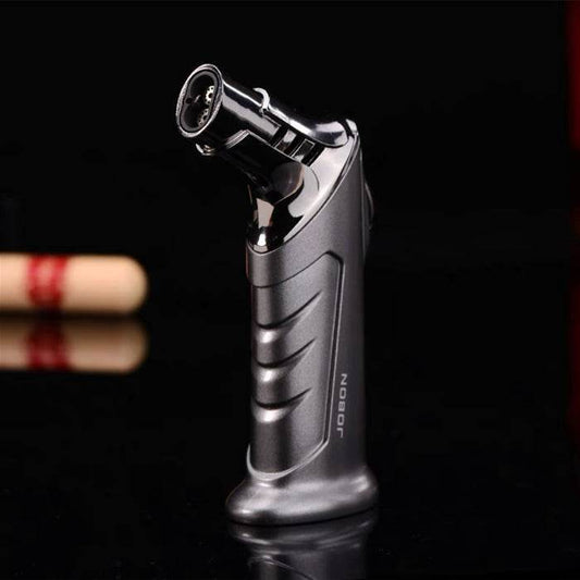 JOBON Double Jet Flame Lighter Grey - Bong Empire