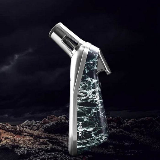 Jobon Butane Torch Lighter – Blue Flame green - Bong Empire