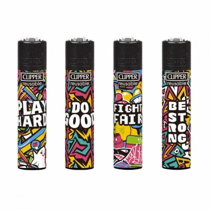 Clipper Graffiti Motos Refillable Lighter
