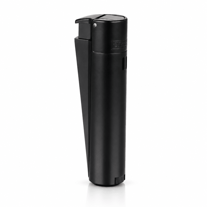 Clipper Metal Jet Lighter With Case