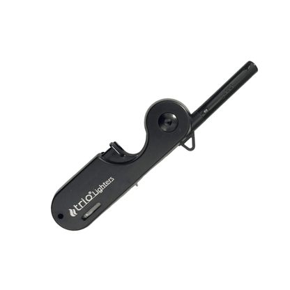 Foldable Candle Jet Lighter 12cm Black