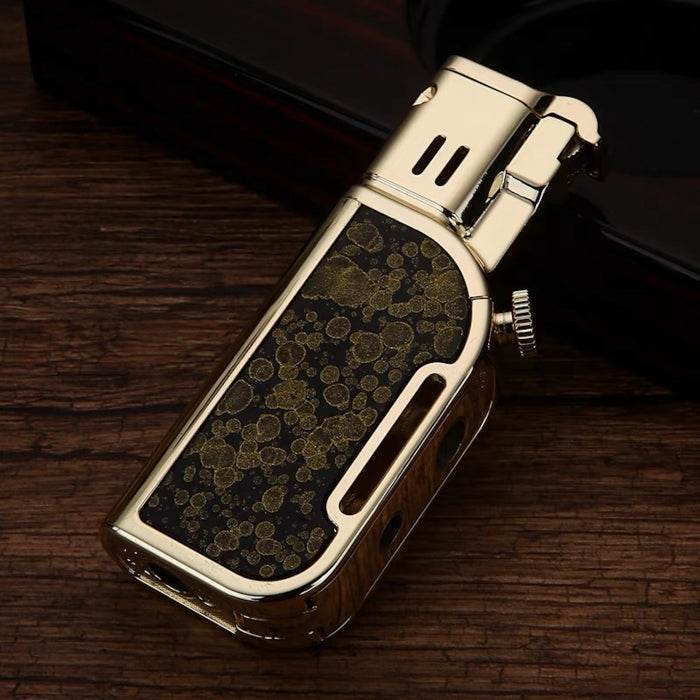 Honest Metal Jet And Soft Dual Flame Flint Lighter