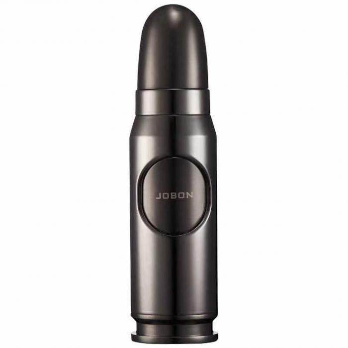 Jobon Bullet Shaped Cigar Jet Lighter Dark Grey