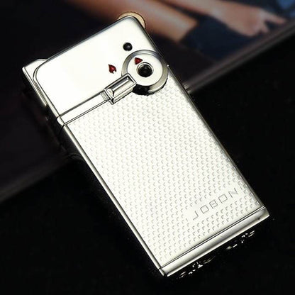 JOBON Dual Jet & Normal Flame Lighter Faint Gold - Bong Empire