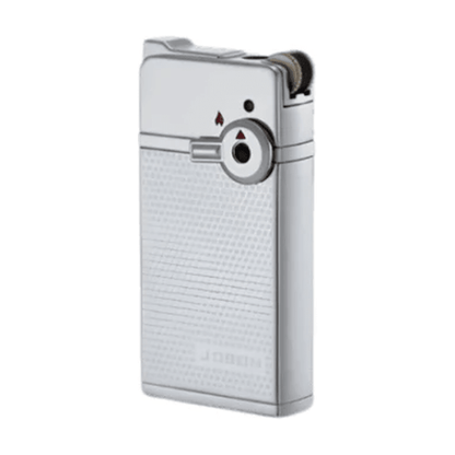 Jobon Dual Jet & Normal Flame Lighter 7cm Silver