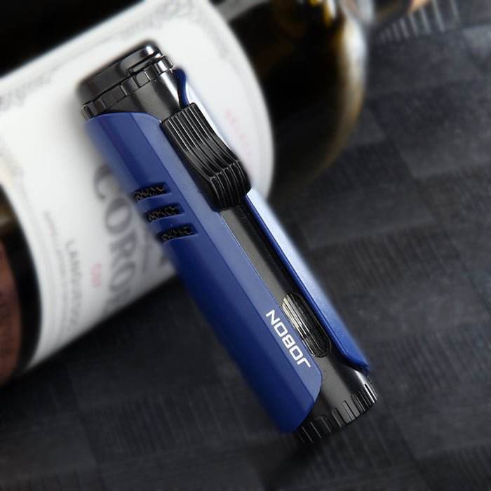 Jobon Jet Torch Lighter Blue - Bong Empire