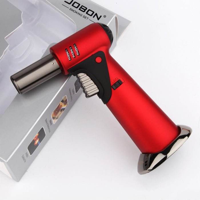 Jobon Multi Purpose Professional Jet Burner Torch Lighter Red - Bong Empire