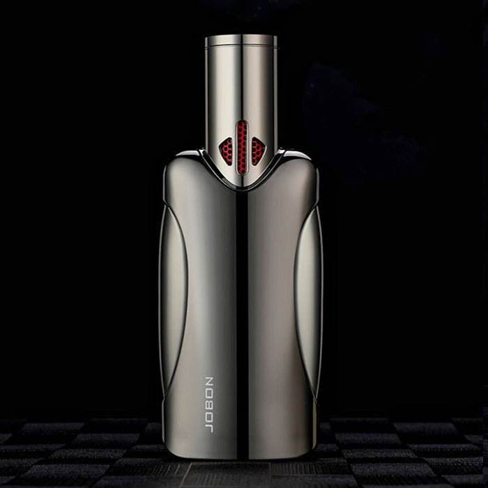 Jobon Quadruple Jet Flame Lighter Grey - Bong Empire