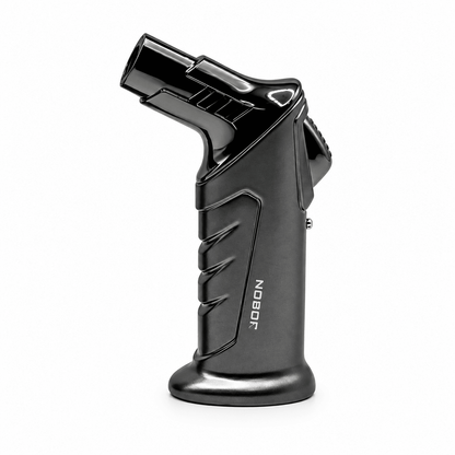 Jobon Standing Single Jet Flame Lighter 11cm Grey