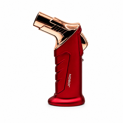 Jobon Standing Single Jet Flame Lighter 11cm Red