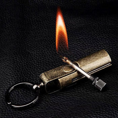 Jobon Matchlike Mini Metal Portable Lighter with Key Ring - Bong Empire