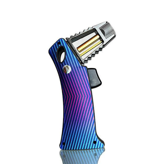 Zengaz Stripes Flame Burner Jet Lighter - Bong Empire