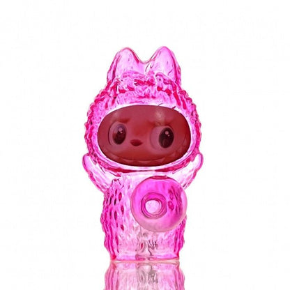 Labubu Mini Bubbler Glass Pipe 12cm