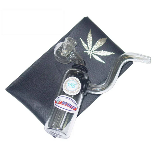 Mini Glass Portable Water Pipe 11cm