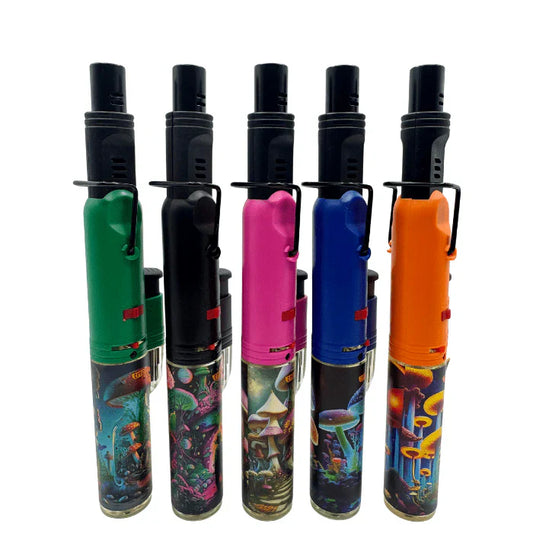 Mushroom Blowtorch Rotating Adjustable Head Jet Lighter 2 Pack