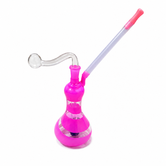 pink vase lamp water pipe