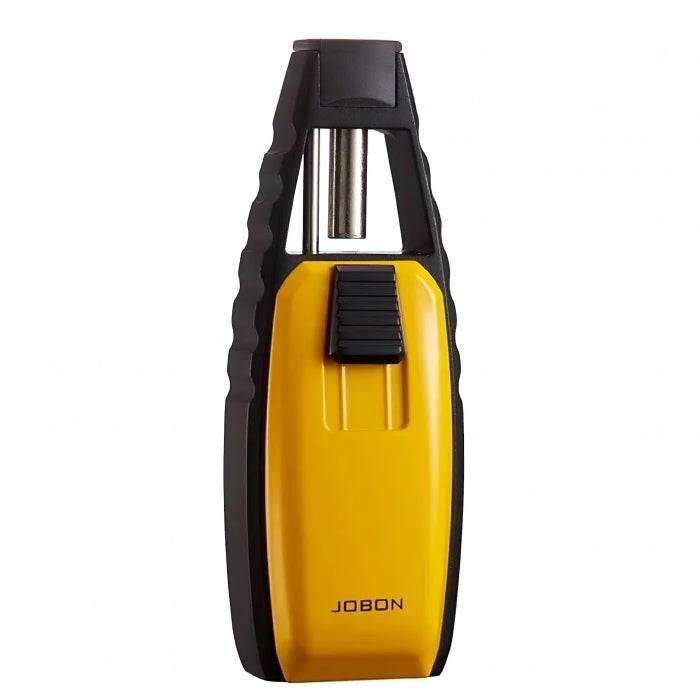 Jobon Brand Butane Gas Lighter Blue Flame Turbo Torch Jet Cigar Lighter yellow - Bong Empire