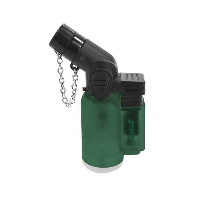 ZENGAZ Angle Torch Jet Lighter With Chain Lid