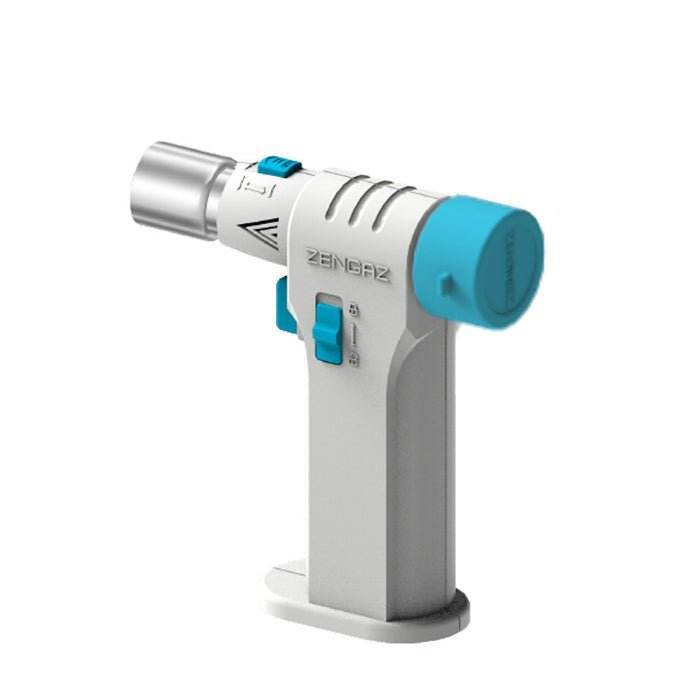 Zengaz White Dual Jet Flame Lighter